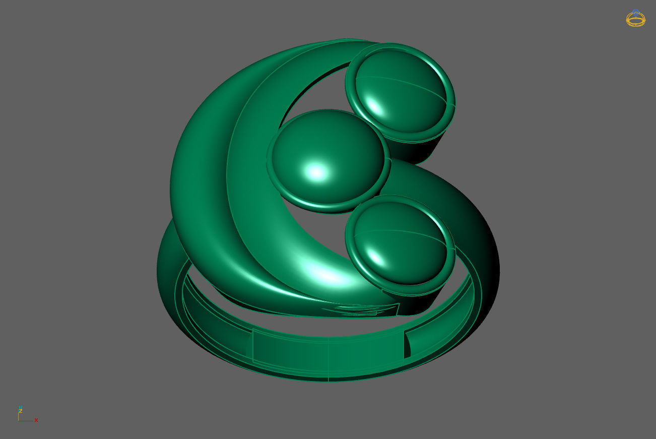 Plain Ring Women Ready STL 3DM Models Womens Rings 3D models 3D print model_4