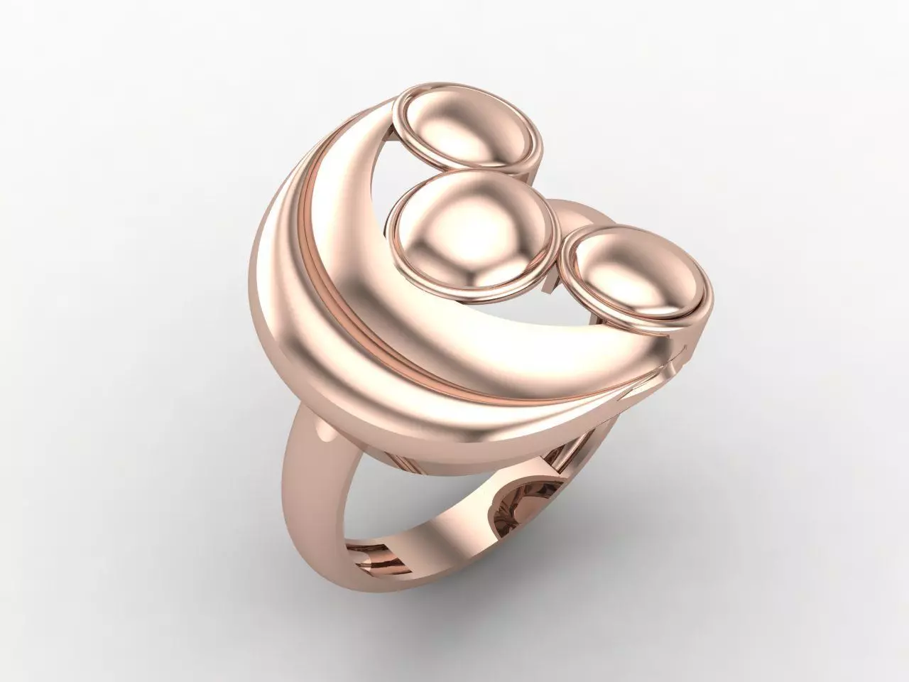 Plain Ring Women Ready STL 3DM Models Womens Rings 3D models 3D print model_0