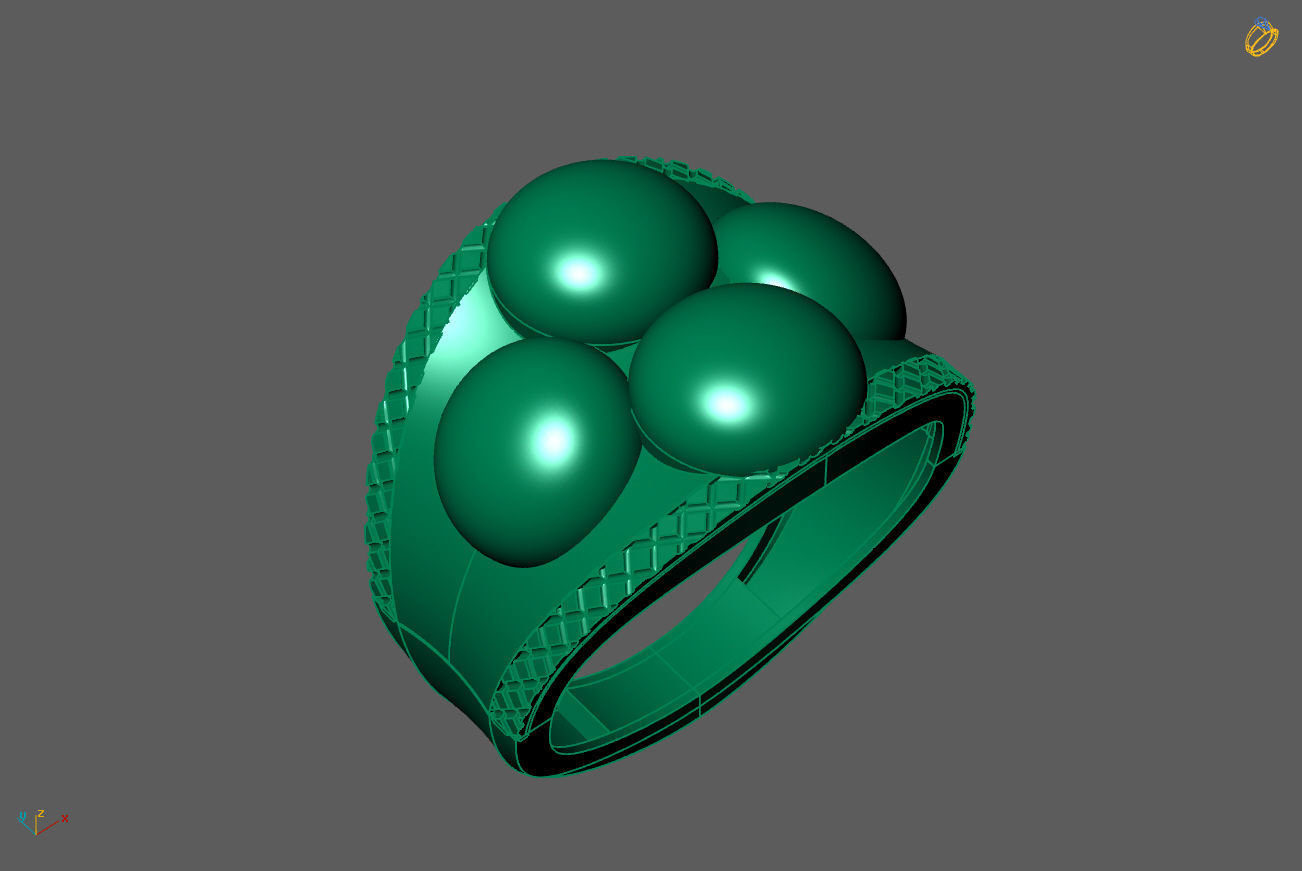 Plain Ring Women Ready STL 3DM Models Womens Rings 3D models 3D print model_1