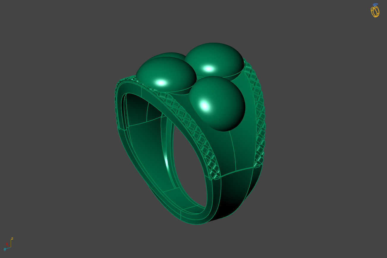 Plain Ring Women Ready STL 3DM Models Womens Rings 3D models 3D print model_2