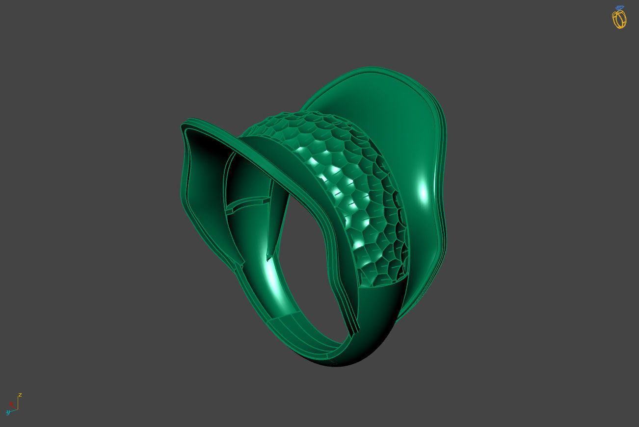 Plain Ring Women Ready STL 3DM Models Womens Rings 3D models 3D print model_2