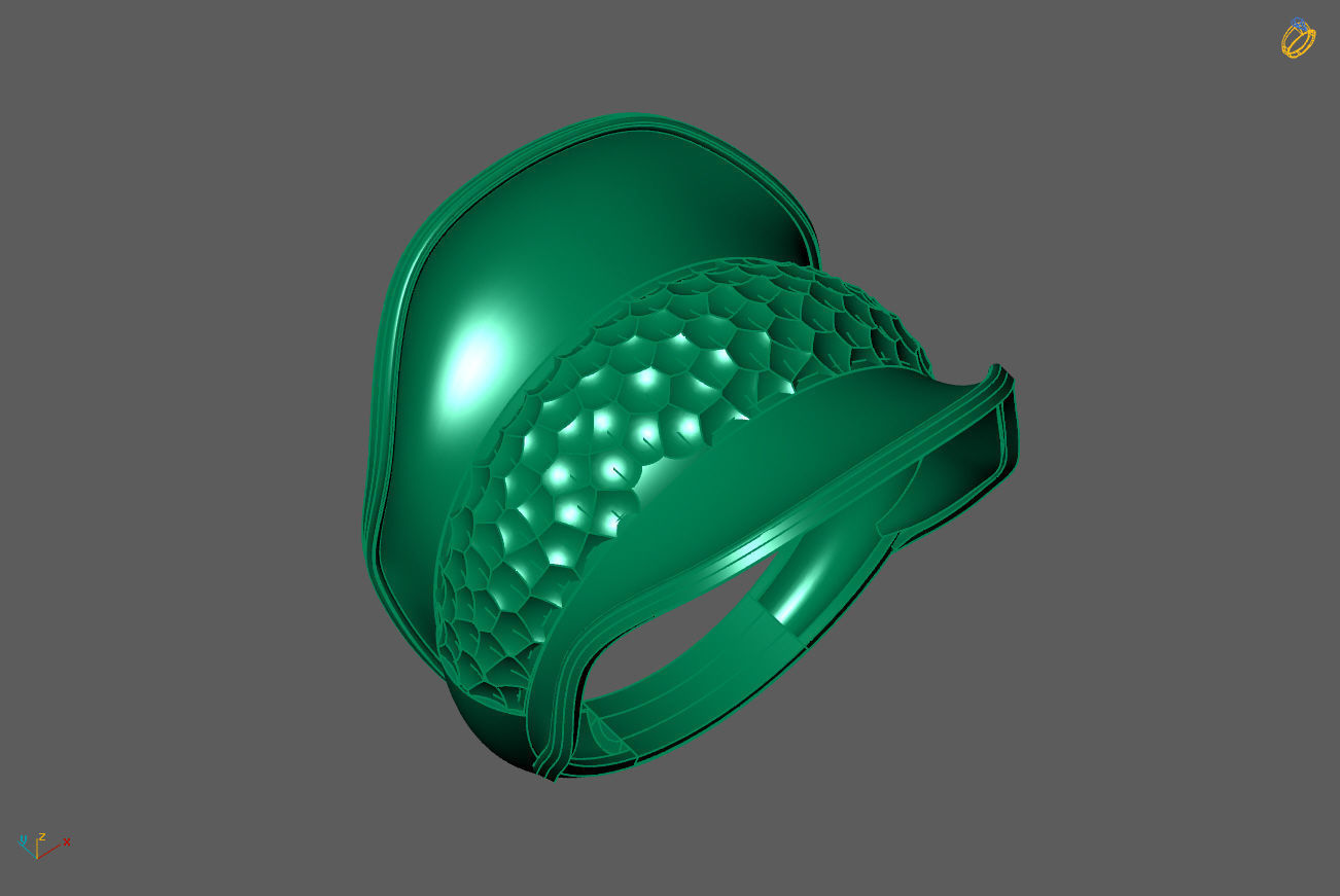 Plain Ring Women Ready STL 3DM Models Womens Rings 3D models 3D print model_1