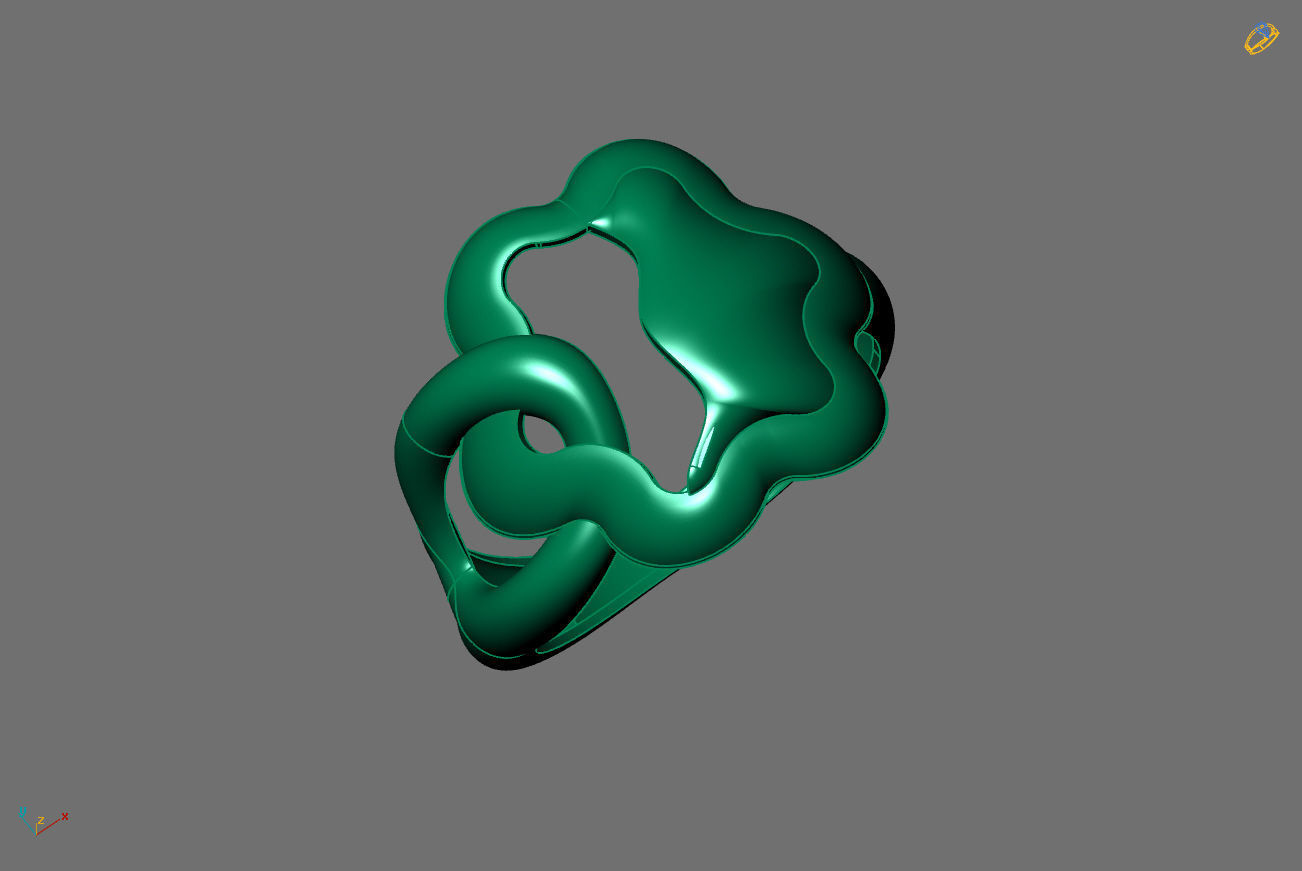 Plain Ring Women Ready STL 3DM Models Womens Rings 3D models 3D print model_3