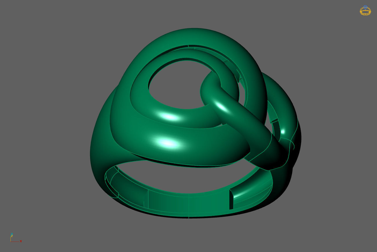 Plain Ring Women Ready STL 3DM Models Womens Rings 3D models 3D print model_4