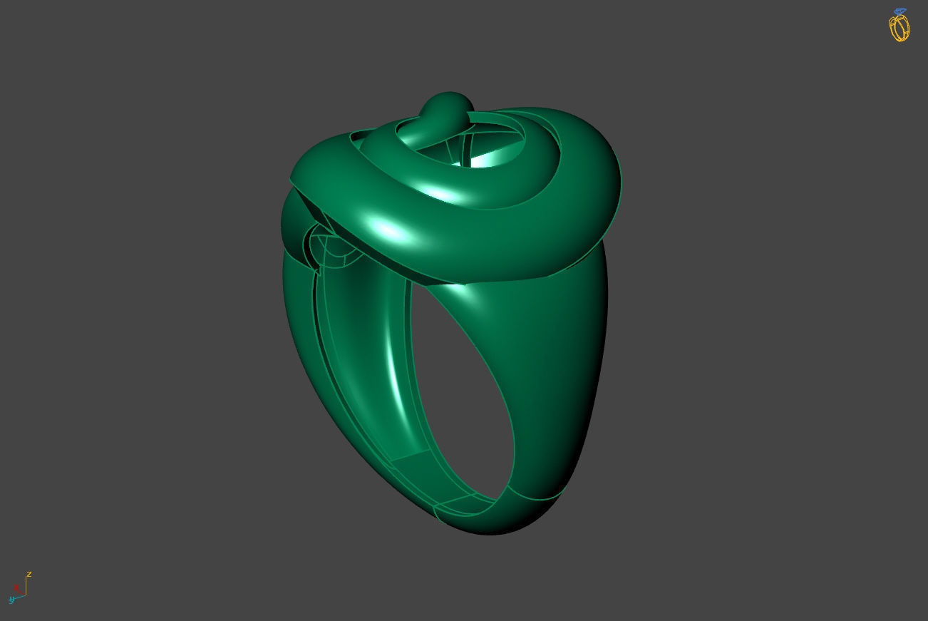 Plain Ring Women Ready STL 3DM Models Womens Rings 3D models 3D print model_2