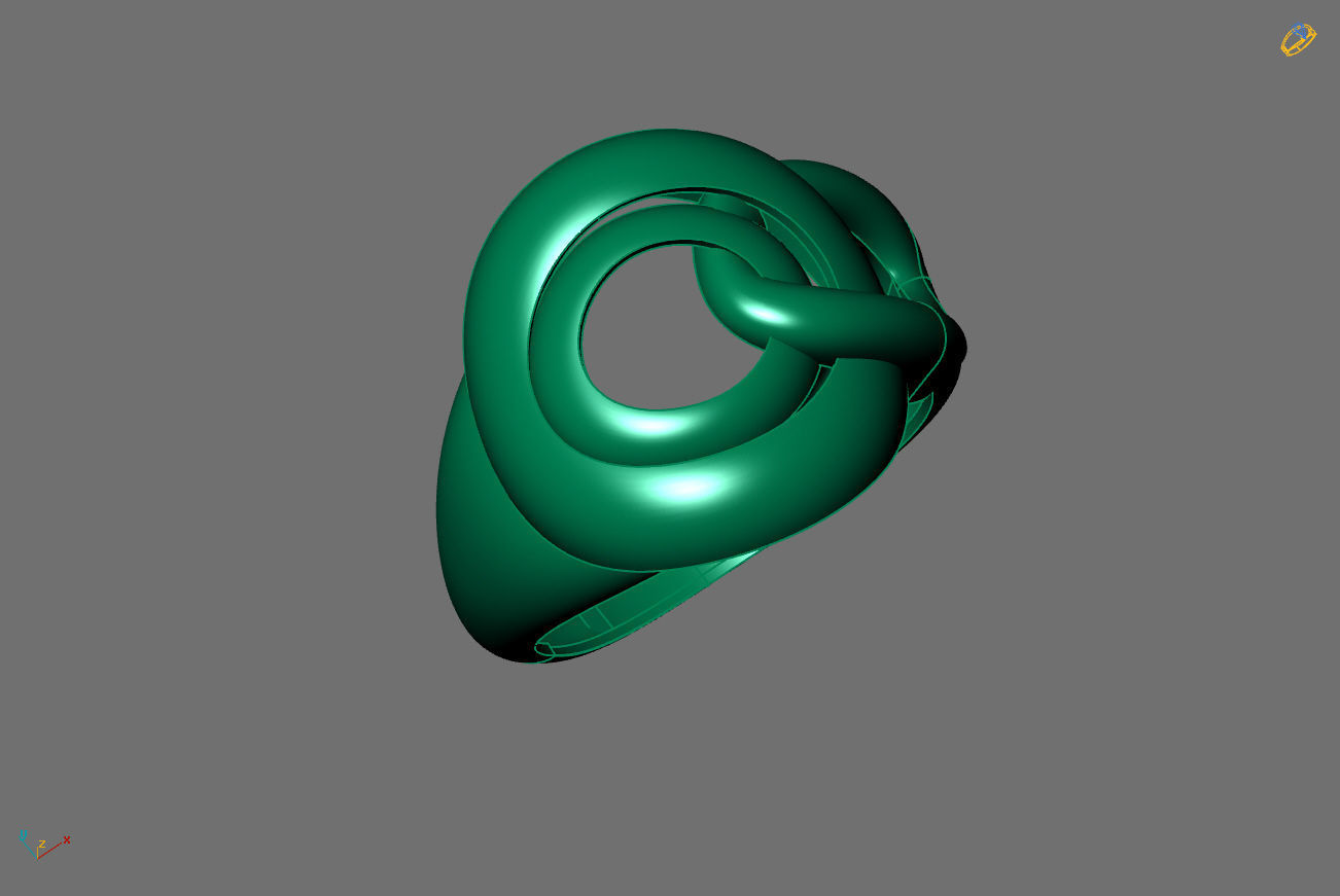 Plain Ring Women Ready STL 3DM Models Womens Rings 3D models 3D print model_3