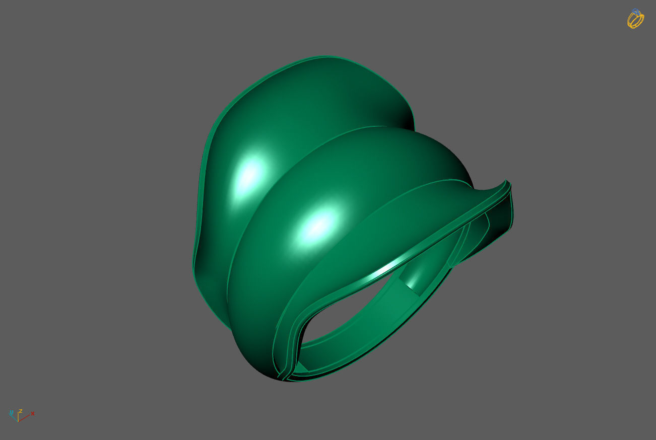 Plain Ring Women Ready STL 3DM Models Womens Rings 3D models 3D print model_1