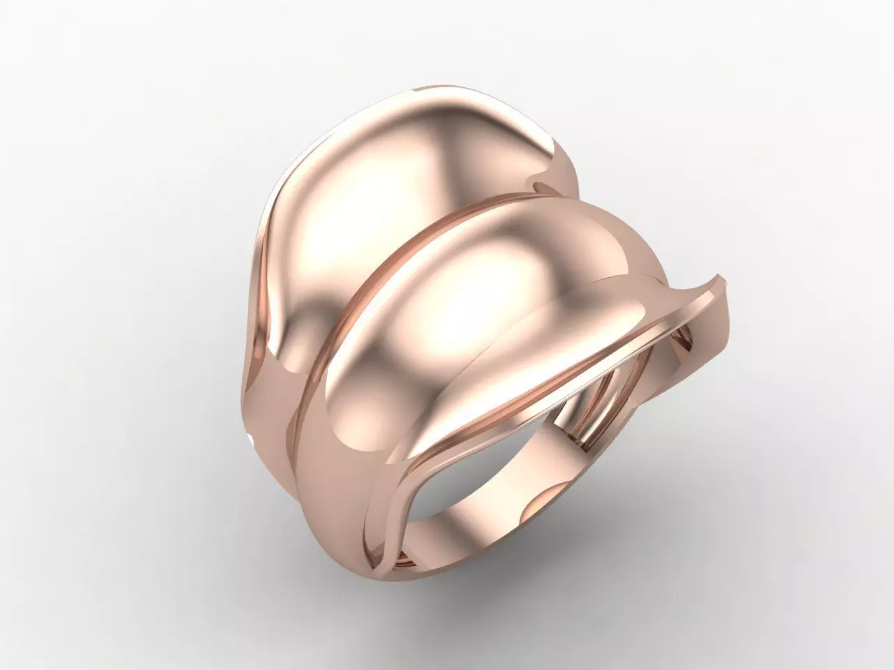 Plain Ring Women Ready STL 3DM Models Womens Rings 3D models 3D print model_0
