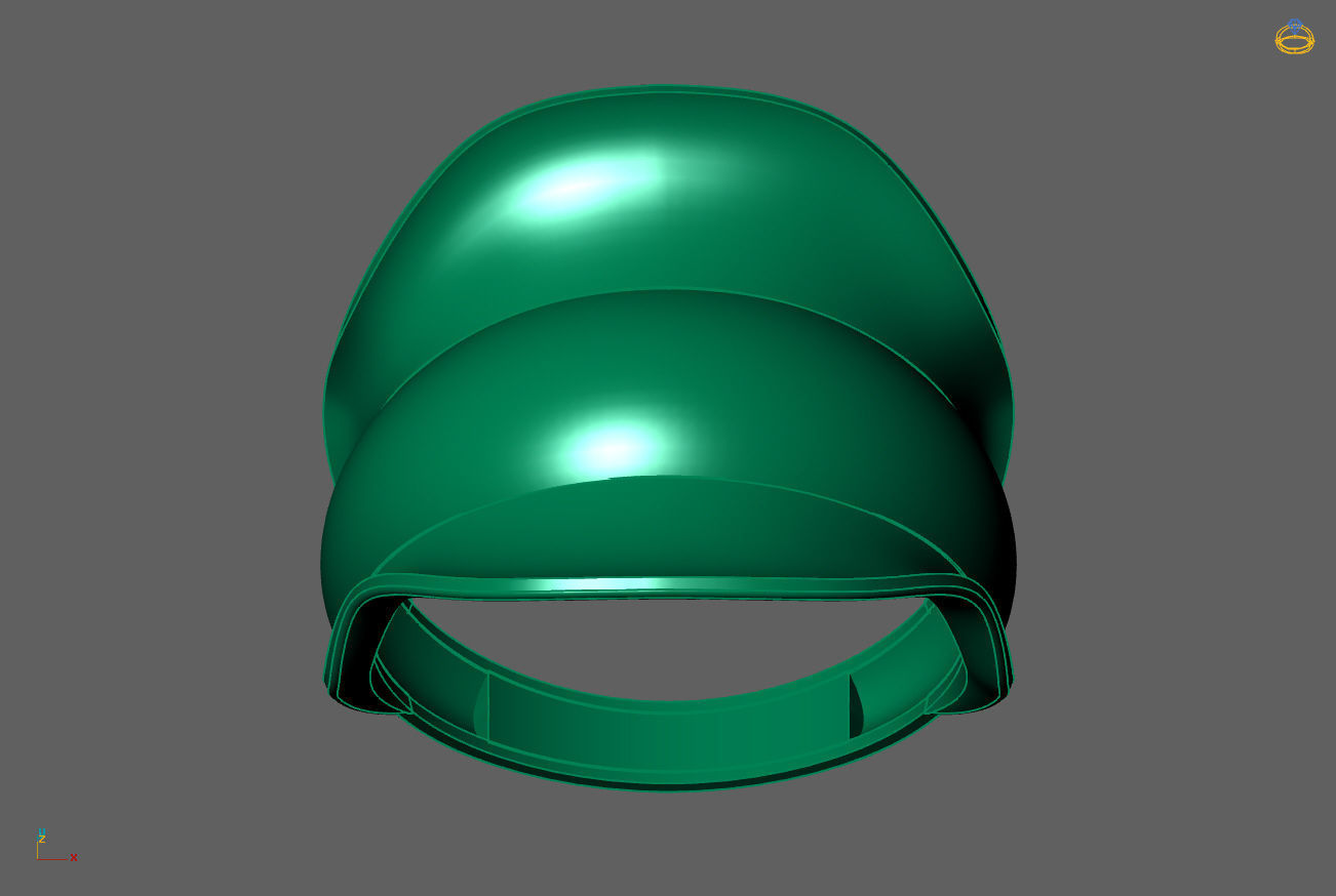 Plain Ring Women Ready STL 3DM Models Womens Rings 3D models 3D print model_4