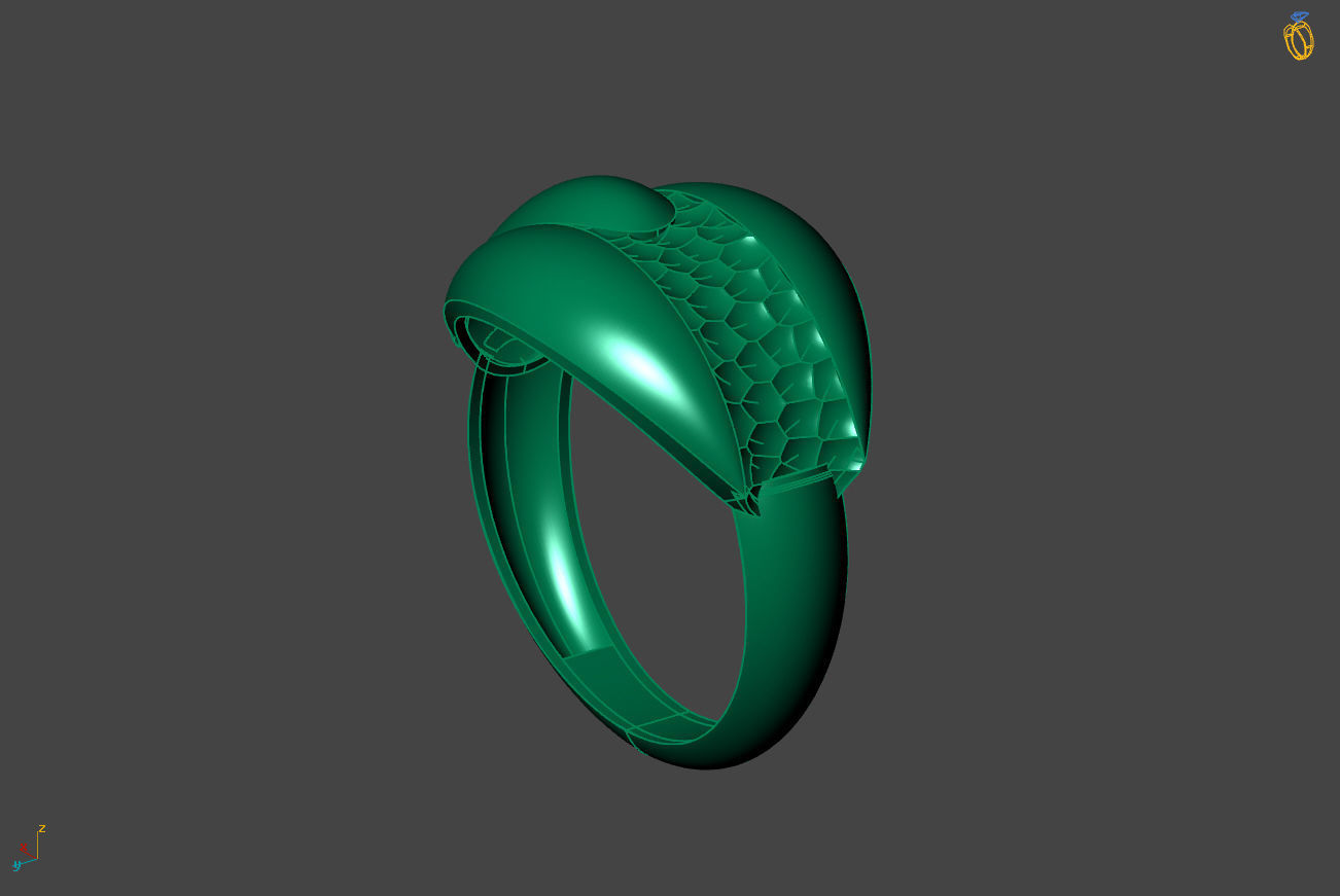Plain Ring Women Ready STL 3DM Models Womens Rings 3D models 3D print model_2