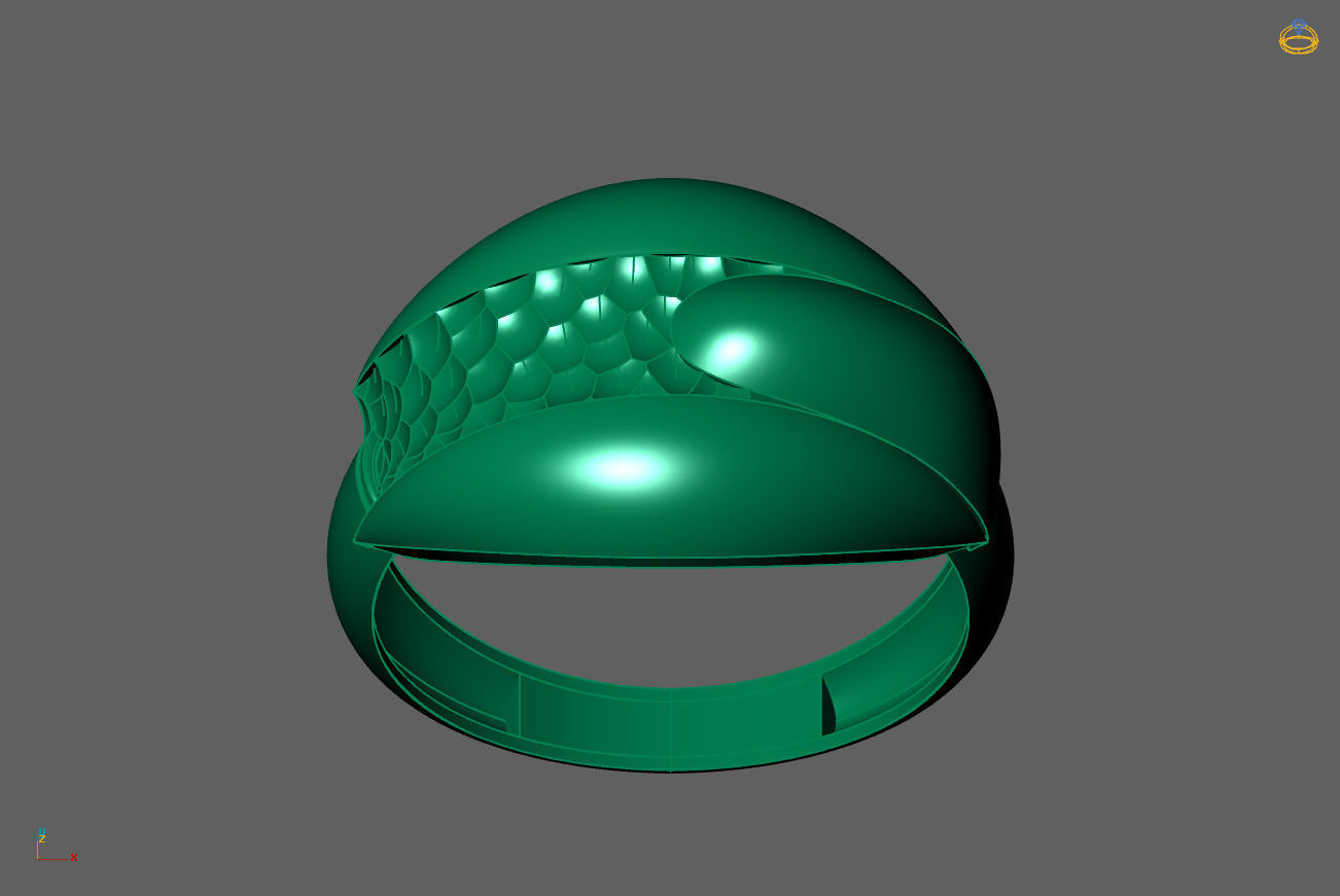 Plain Ring Women Ready STL 3DM Models Womens Rings 3D models 3D print model_4