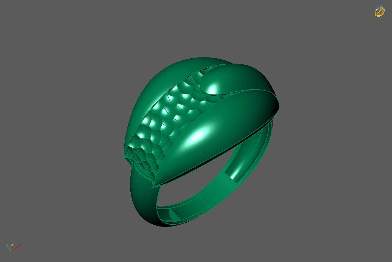 Plain Ring Women Ready STL 3DM Models Womens Rings 3D models 3D print model_1