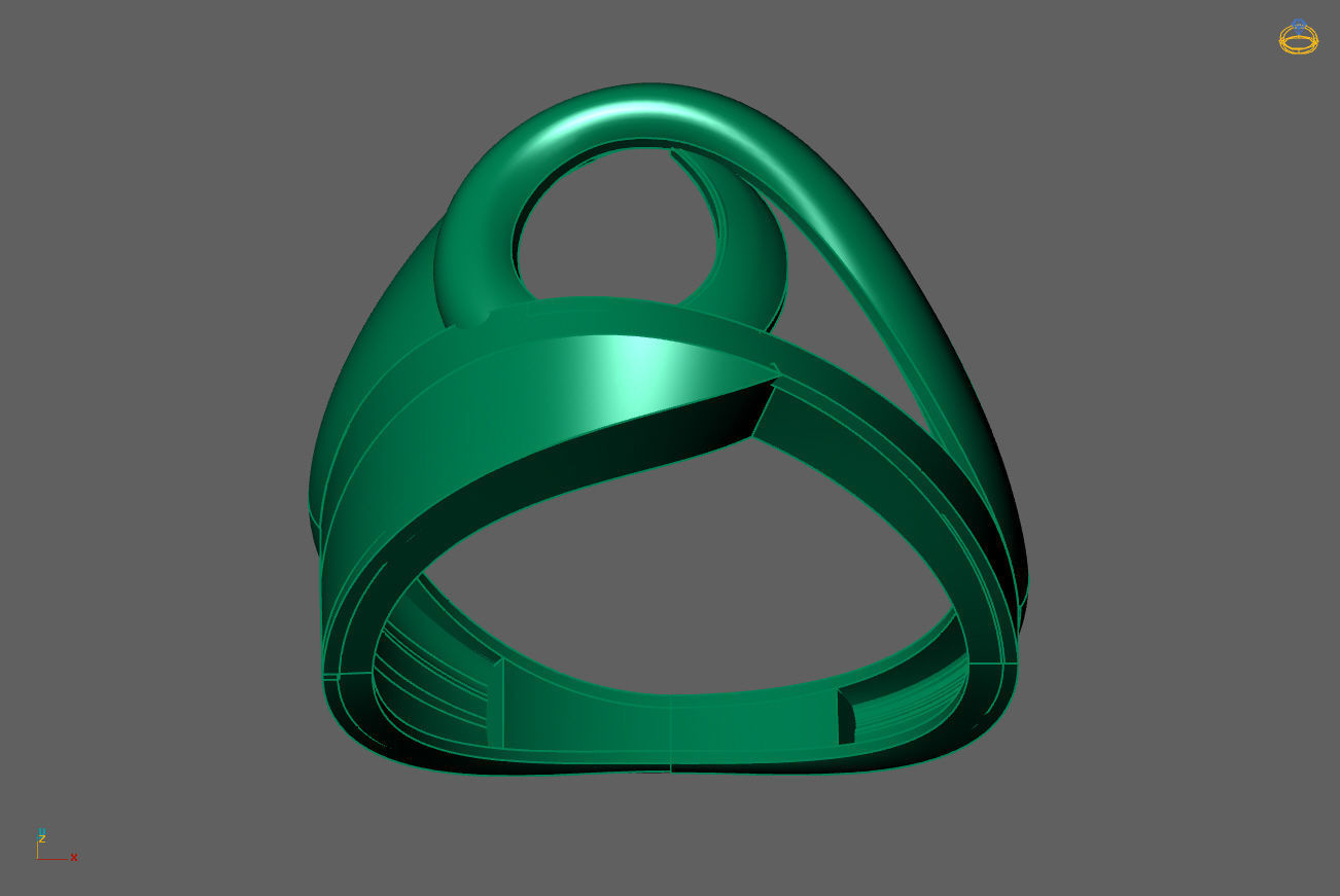 Plain Ring Women Ready STL 3DM Models Womens Rings 3D models 3D print model_4