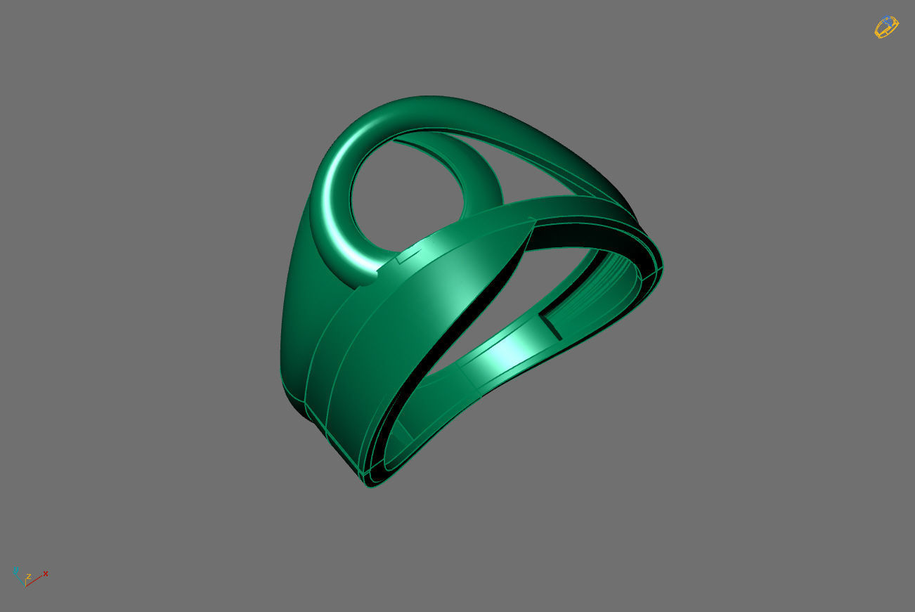 Plain Ring Women Ready STL 3DM Models Womens Rings 3D models 3D print model_3