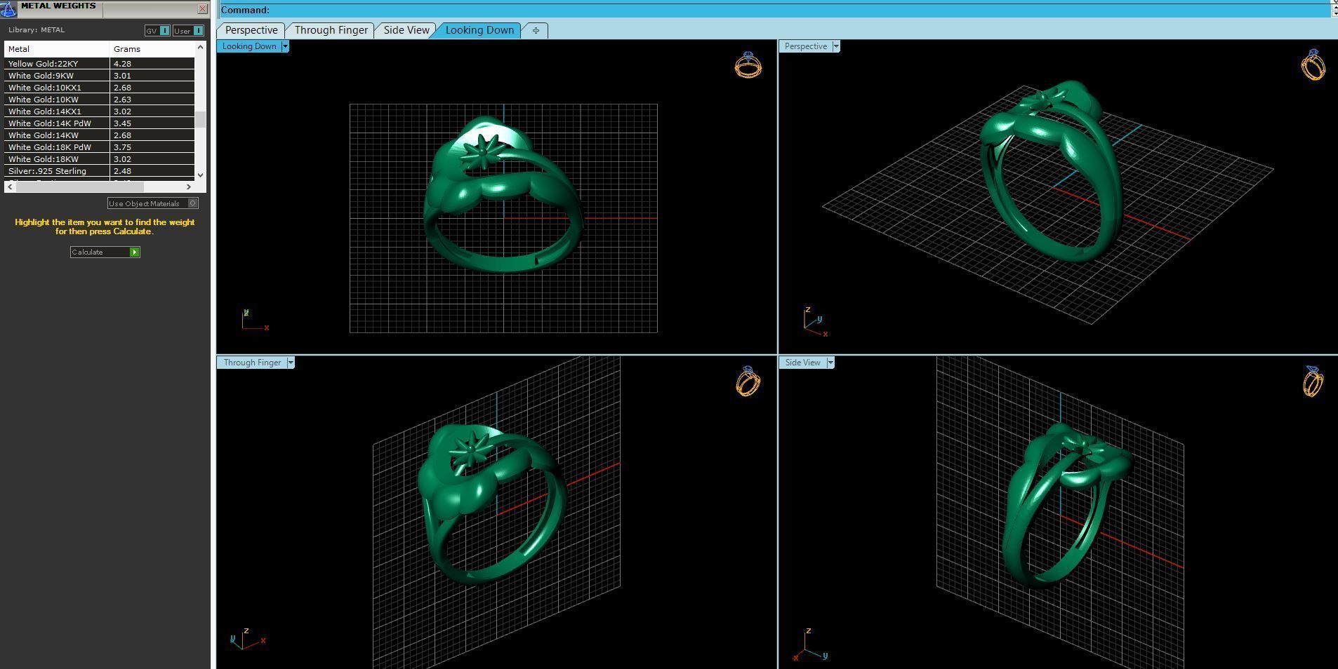 Plain Ring Women Ready STL 3DM Models Womens Rings 3D models 3D print model_5