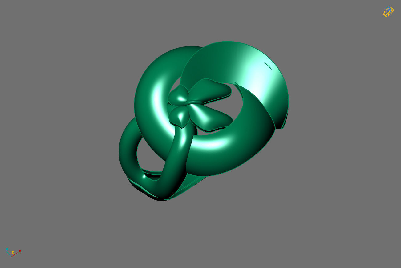 Plain Ring Women Ready STL 3DM Models Womens Rings 3D models 3D print model_3