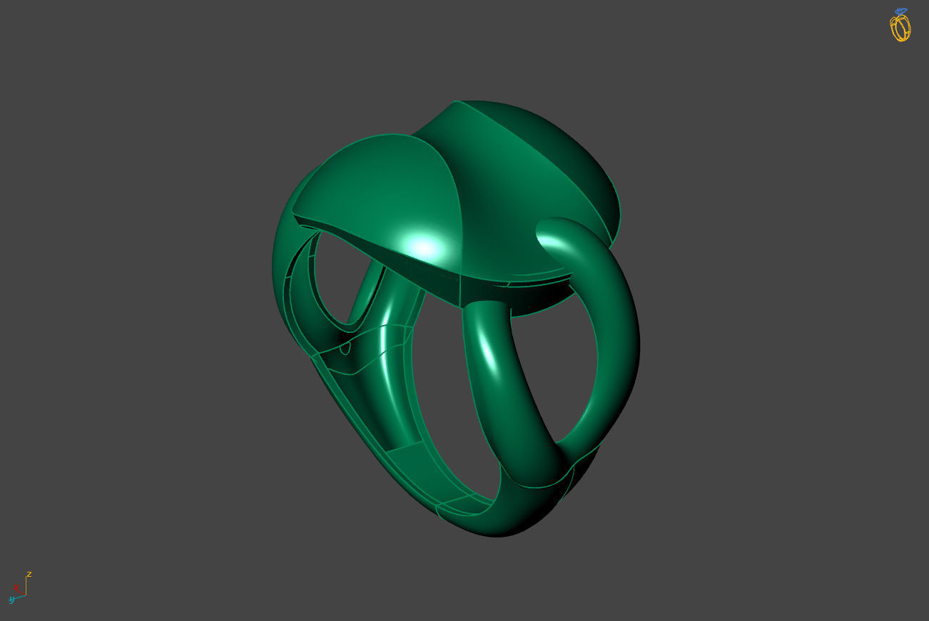 Plain Ring Women Ready STL 3DM Models Womens Rings 3D models 3D print model_2