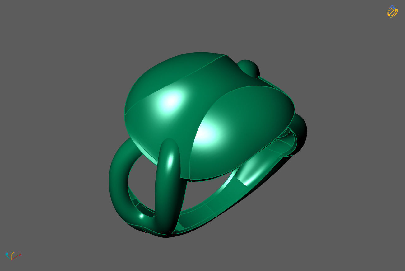 Plain Ring Women Ready STL 3DM Models Womens Rings 3D models 3D print model_1