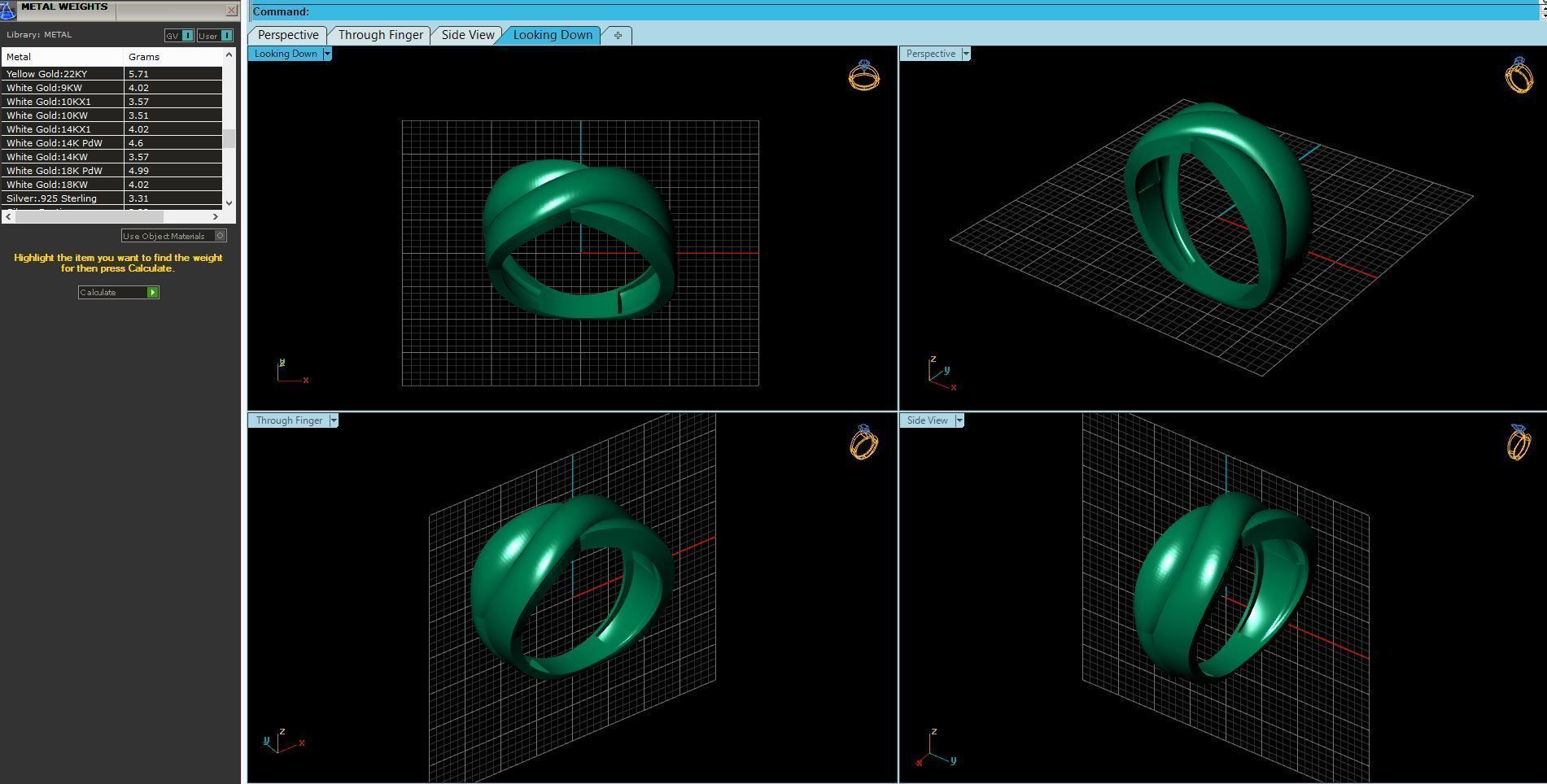 Plain Ring Women Ready STL 3DM Models Womens Rings 3D models 3D print model_5
