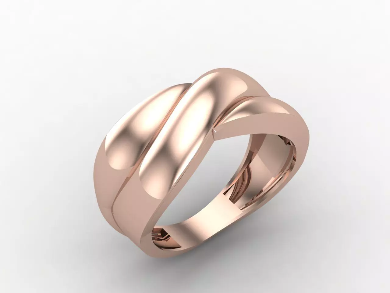 Plain Ring Women Ready STL 3DM Models Womens Rings 3D models 3D print model_0