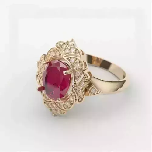 RING WITH RUBY