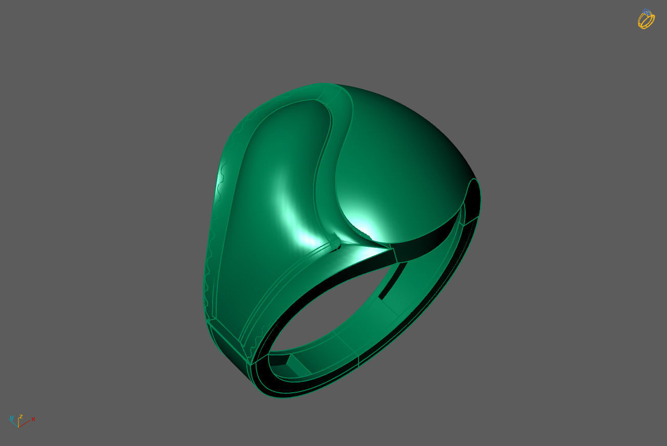 Plain Ring Women Ready STL 3DM Models Womens Rings 3D models 3D print model_1