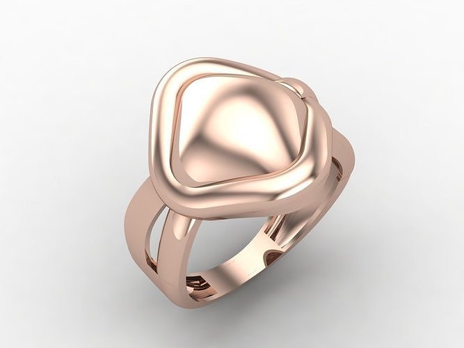 Plain Ring Women Ready STL 3DM Models Womens Rings 3D models 3D print model