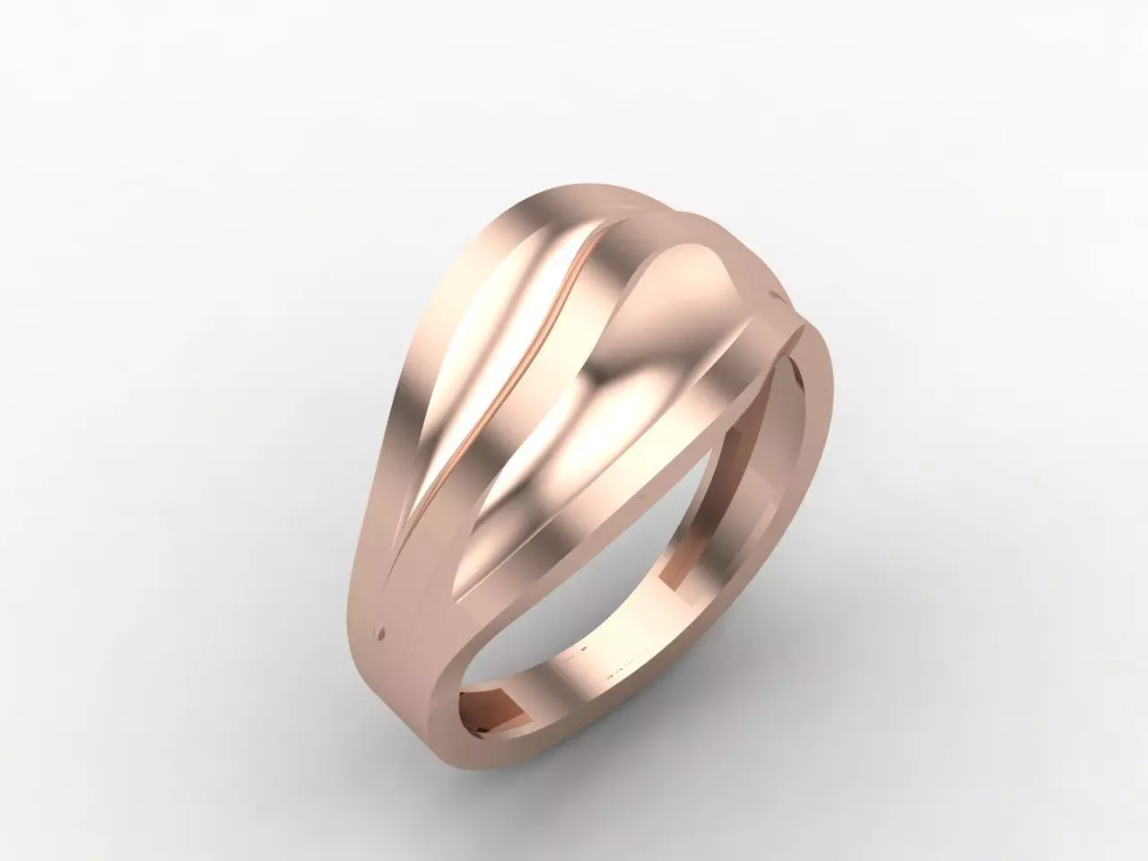Plain Ring Women Ready STL 3DM Models Womens Rings 3D models 3D print model_0