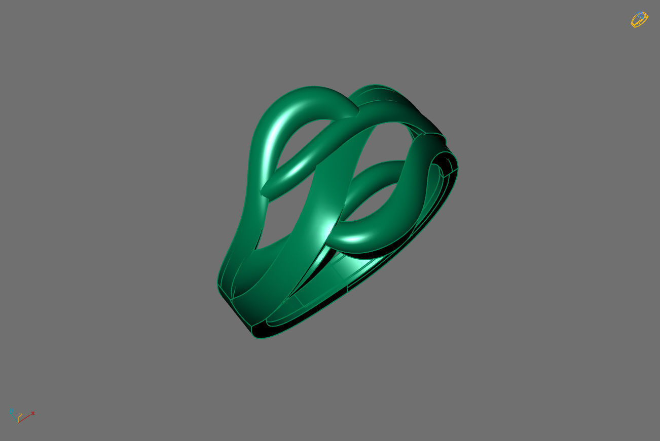 Plain Ring Women Ready STL 3DM Models Womens Rings 3D models 3D print model_3