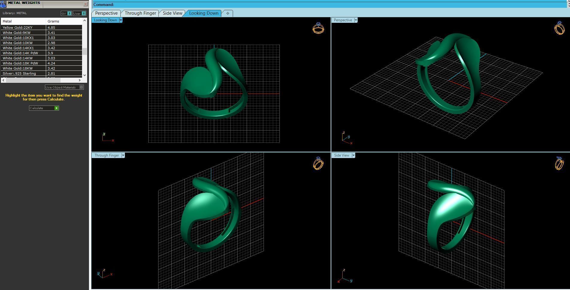 Plain Ring Women Ready STL 3DM Models Womens Rings 3D models 3D print model_5