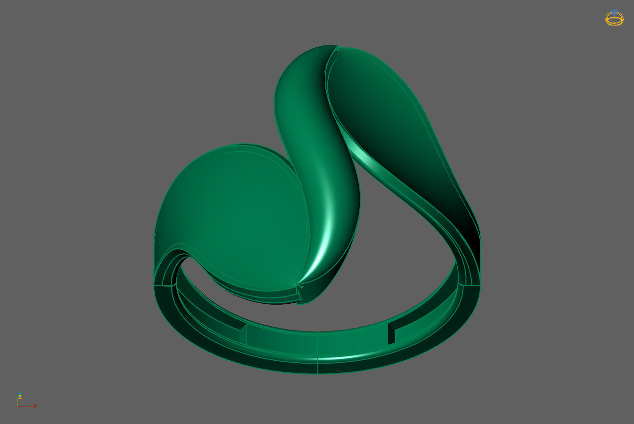 Plain Ring Women Ready STL 3DM Models Womens Rings 3D models 3D print model_4