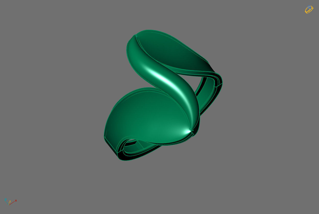 Plain Ring Women Ready STL 3DM Models Womens Rings 3D models 3D print model_3