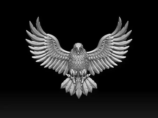 eagle 3D print model