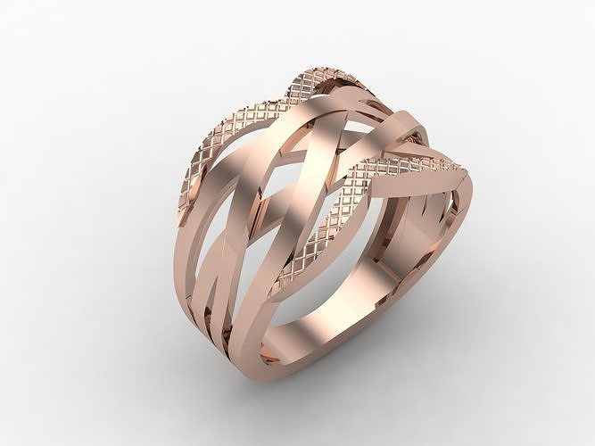 Plain Ring Women Ready STL 3DM Models Womens Rings 3D models 3D print model