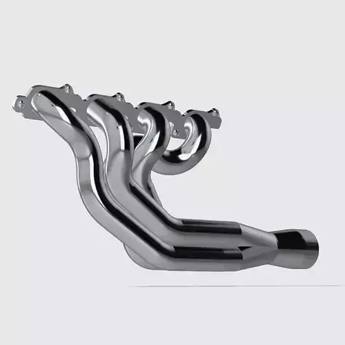 Header 4 into 1 Equal Length with Pro Stock Collector 3D print model