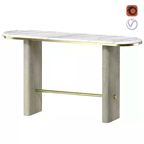 The New Minima Console wooden marble