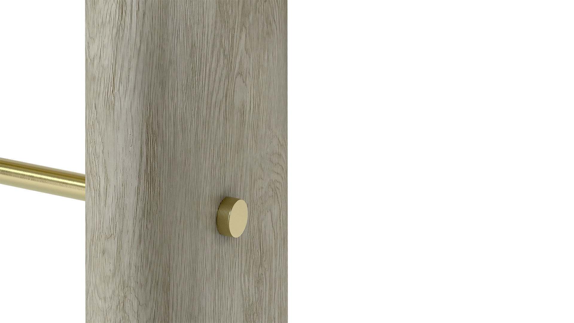 The New Minima Console wooden marble 3D model_7