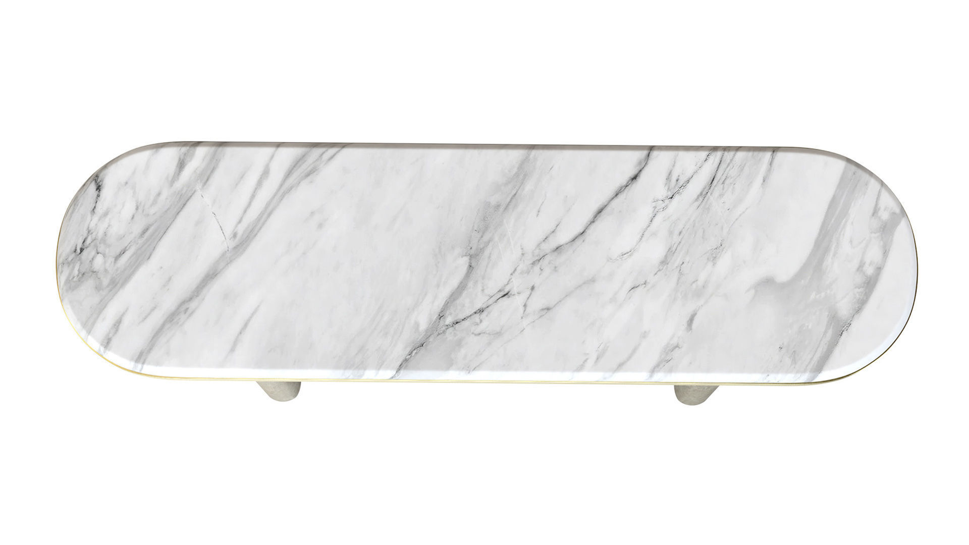 The New Minima Console wooden marble 3D model_6