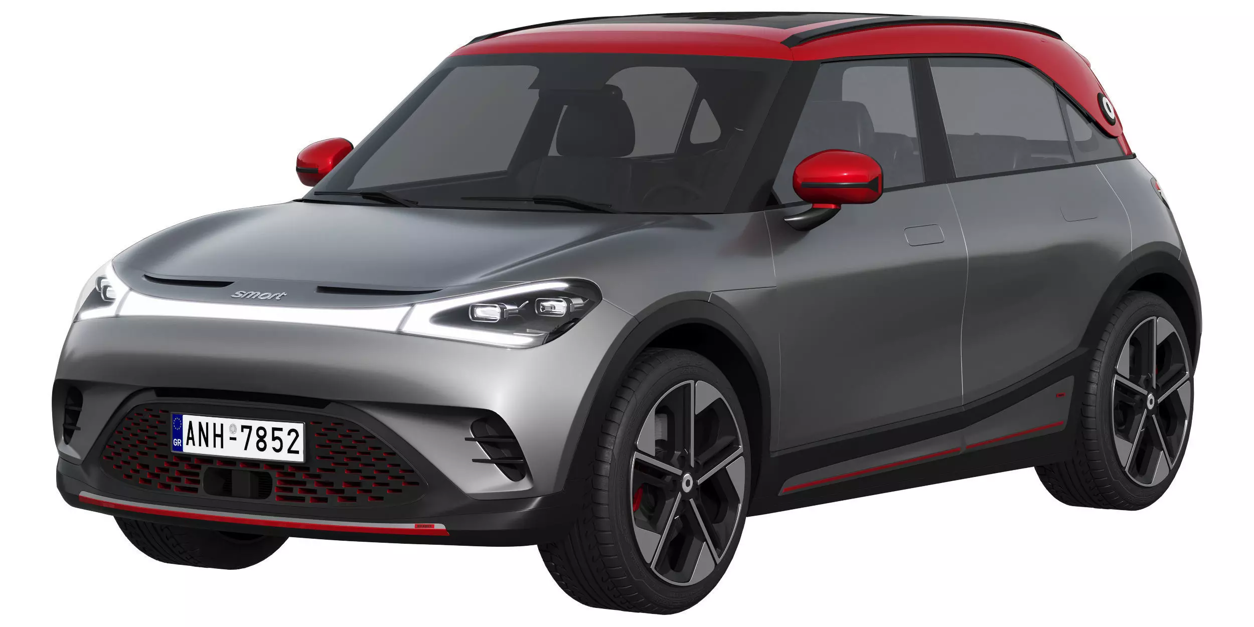 Smart 1 Brabus 3D model_0