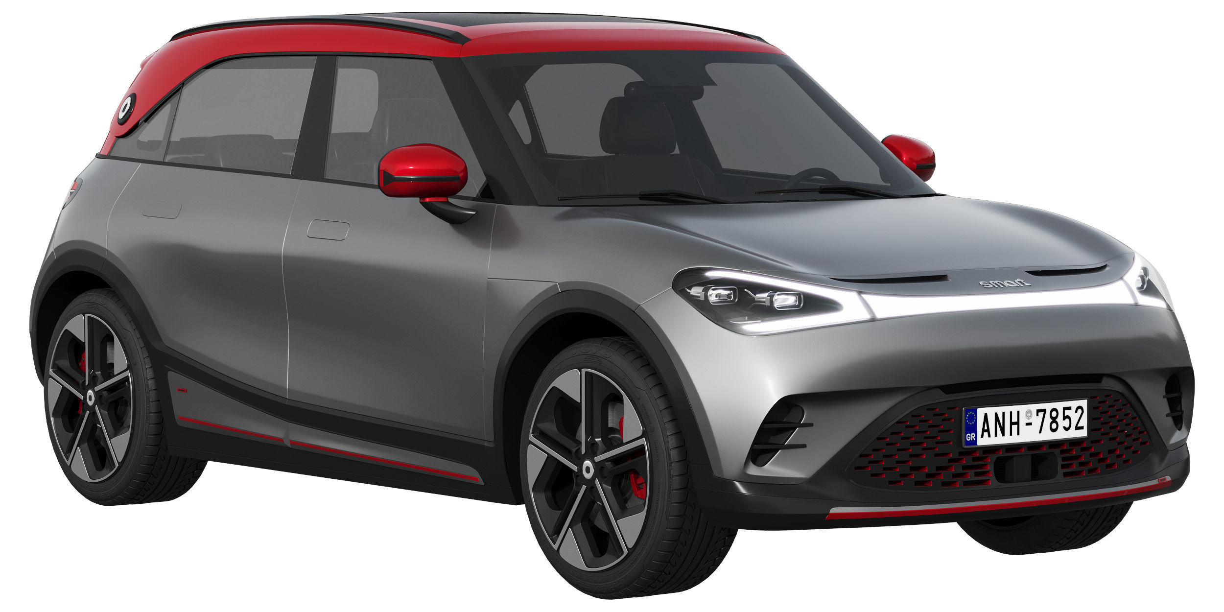 Smart 1 Brabus 3D model_1