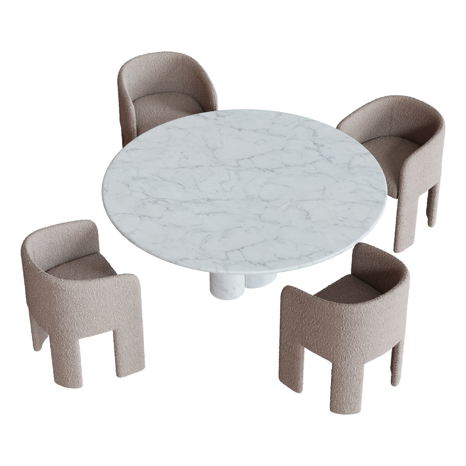 Ditre Italia Dining Group 3D model_2