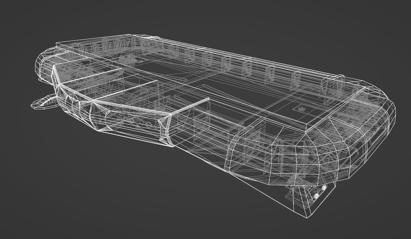 Federal Signal Trafic Storm with camera Lightbar Low-poly 3D model_4