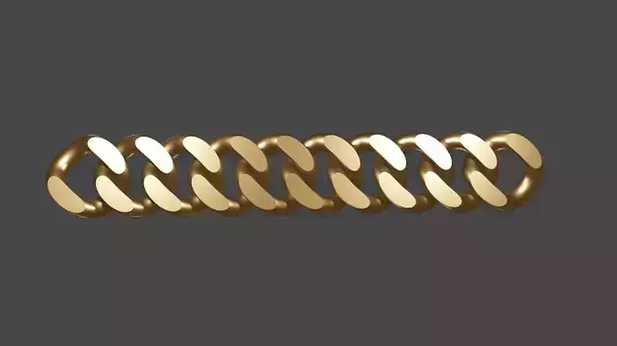 19 MM MIAMI CUBAN LINK CHAIN BRACELET OR NECKLACE 3D print model