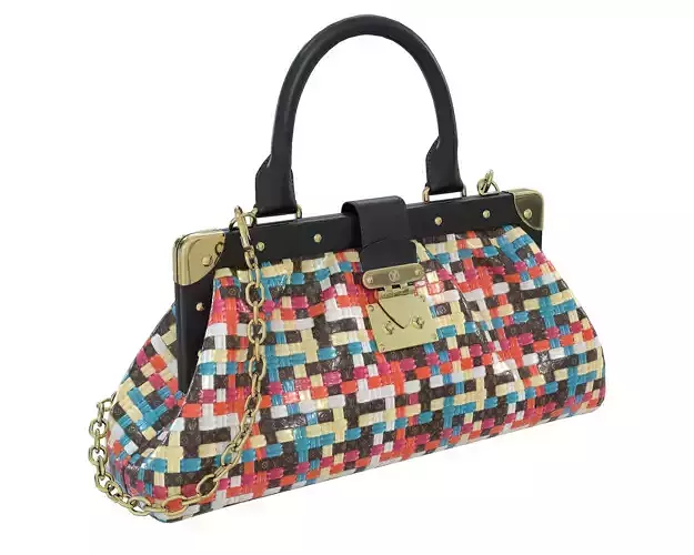 Louis Vuitton Monogram Clutch Black Colored