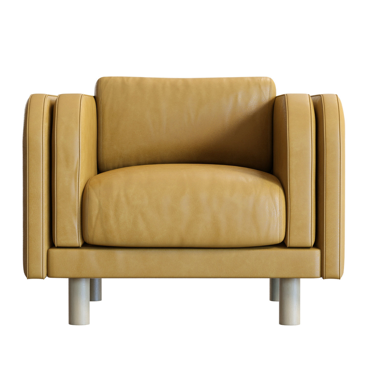 Crate and Barrel Pershing Armchair 3D model_2