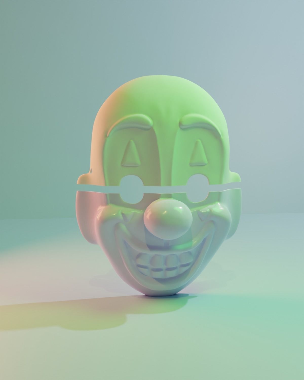 THE JOKER MASK 3D print model_3