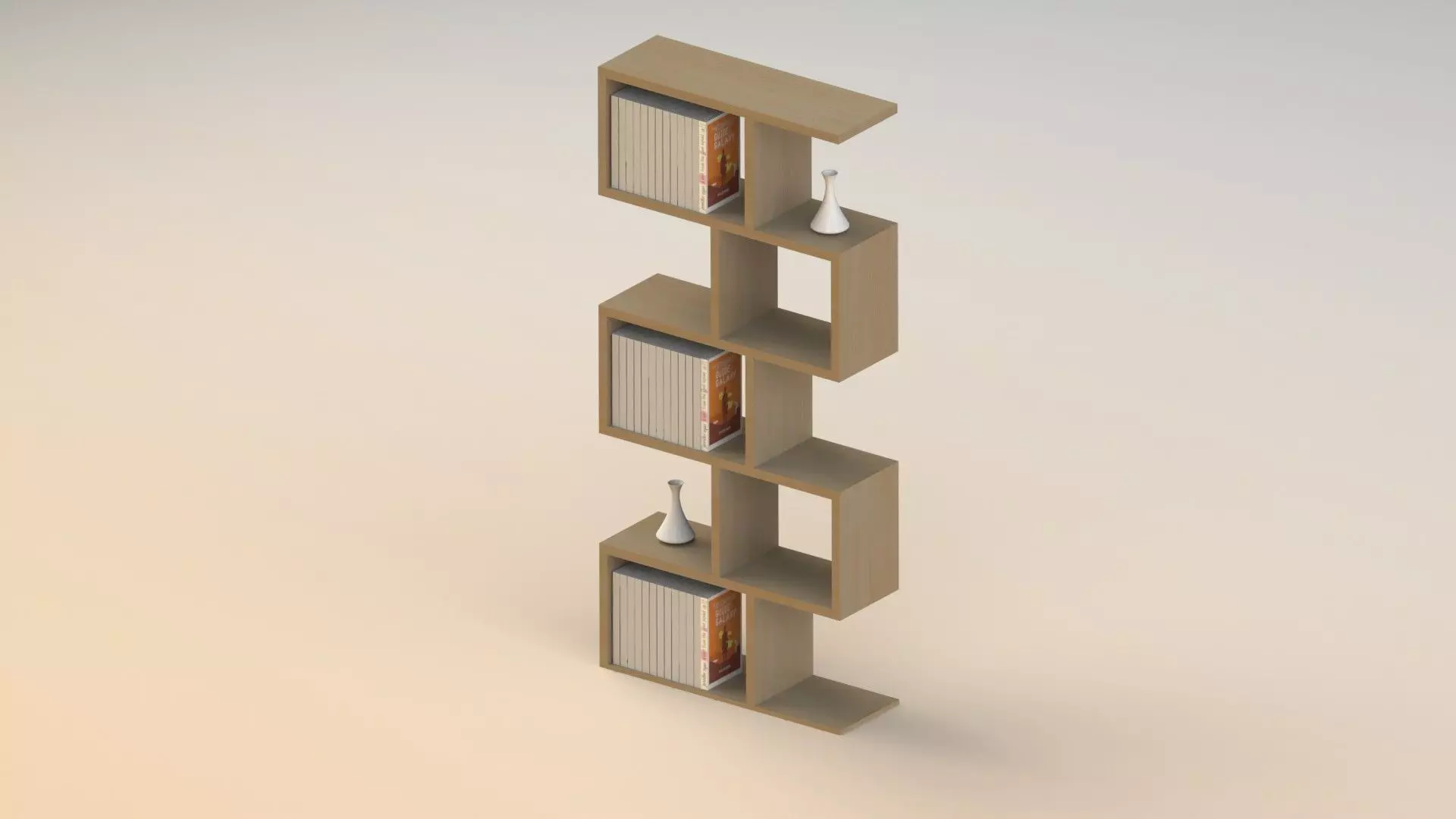 Bookshelf Free 3D model