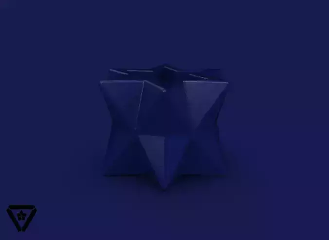 99 Hexagon Origami Geometric Bonsai Vase  V4  Kira