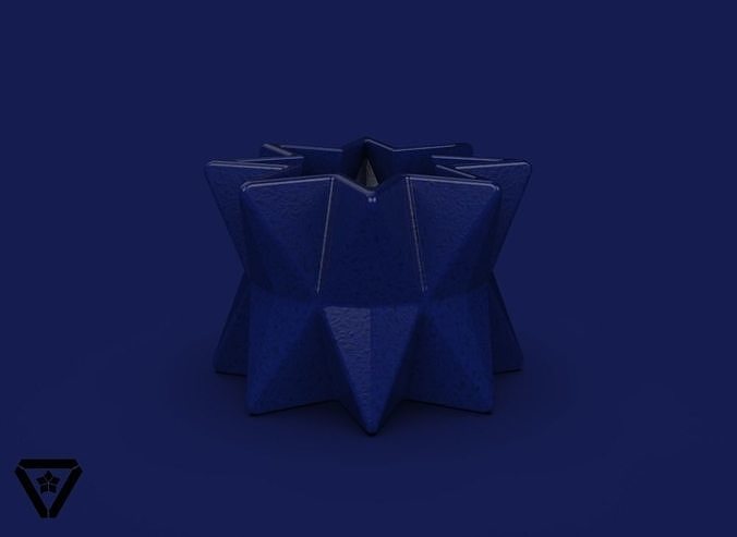 101 Octagon Origami Geometric Bonsai Pot  V2  Shuri 3D print model