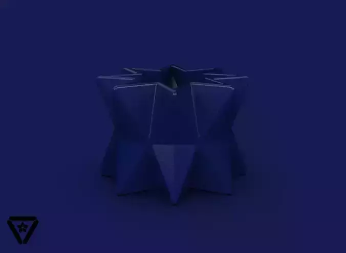 101 Octagon Origami Geometric Bonsai Pot  V2  Shuri